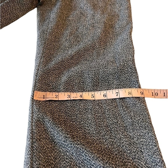 Ann Taylor Chevron Grey Wool Blend Mid Rise Trousers Womens Size 6 Fully Lined - Picture 11 of 15